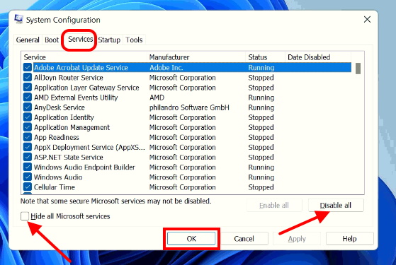 system configuration windows 11