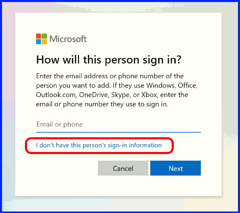 microsoft account