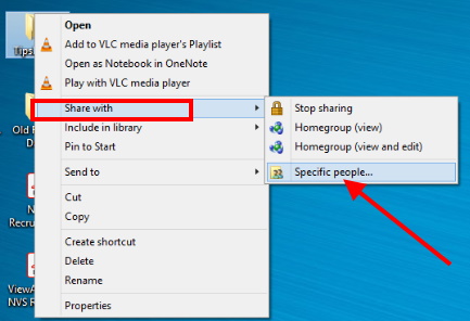 share files through LAN