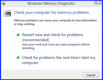 Memory diagnostic tool