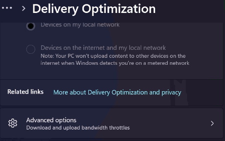 set minimum internet data usage