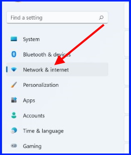 Network and internet windows 11