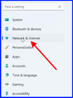 Network and internet setting
