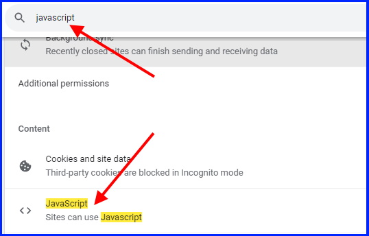 Javascript error Windows 11