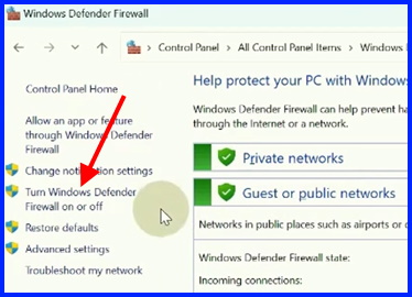 Disable windows defender