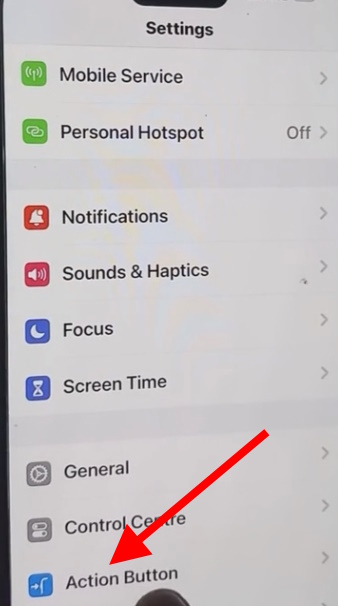 action button iphone
